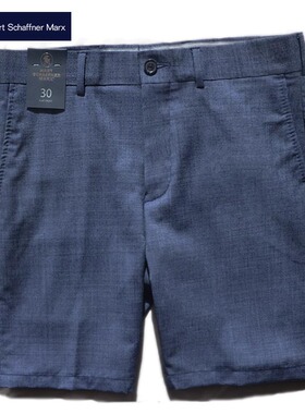 *周道*72%羊毛28棉精英男短裤商务休闲美版HART SCHAFFNER MARX