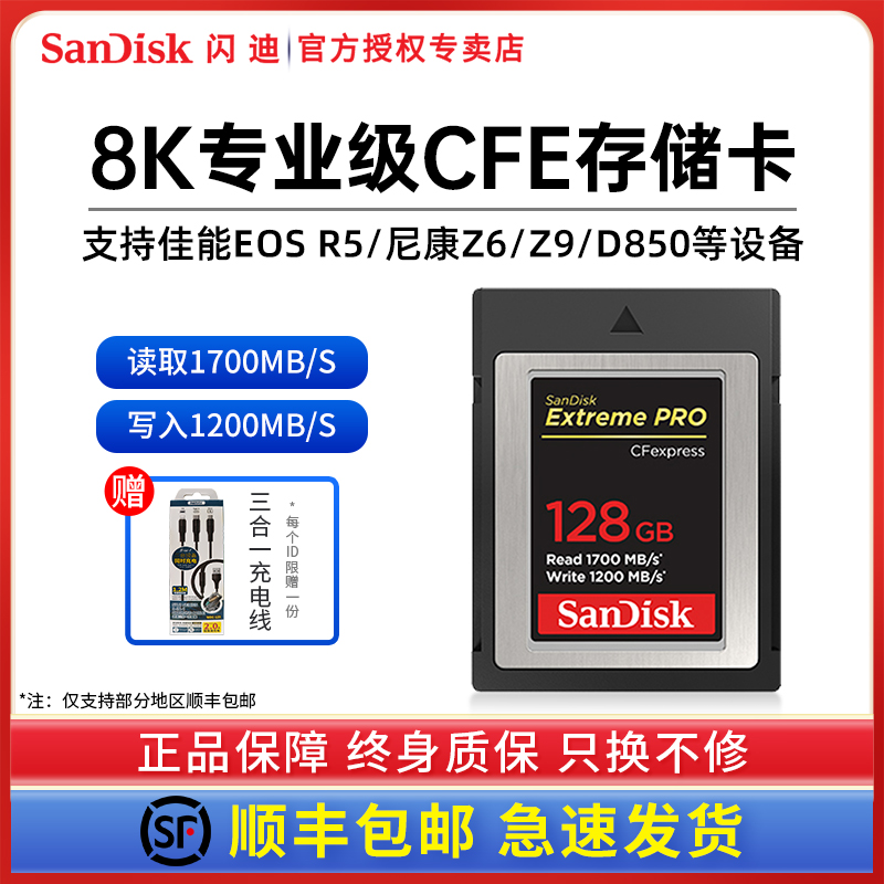 Sandisk闪迪CFEType-B储存卡