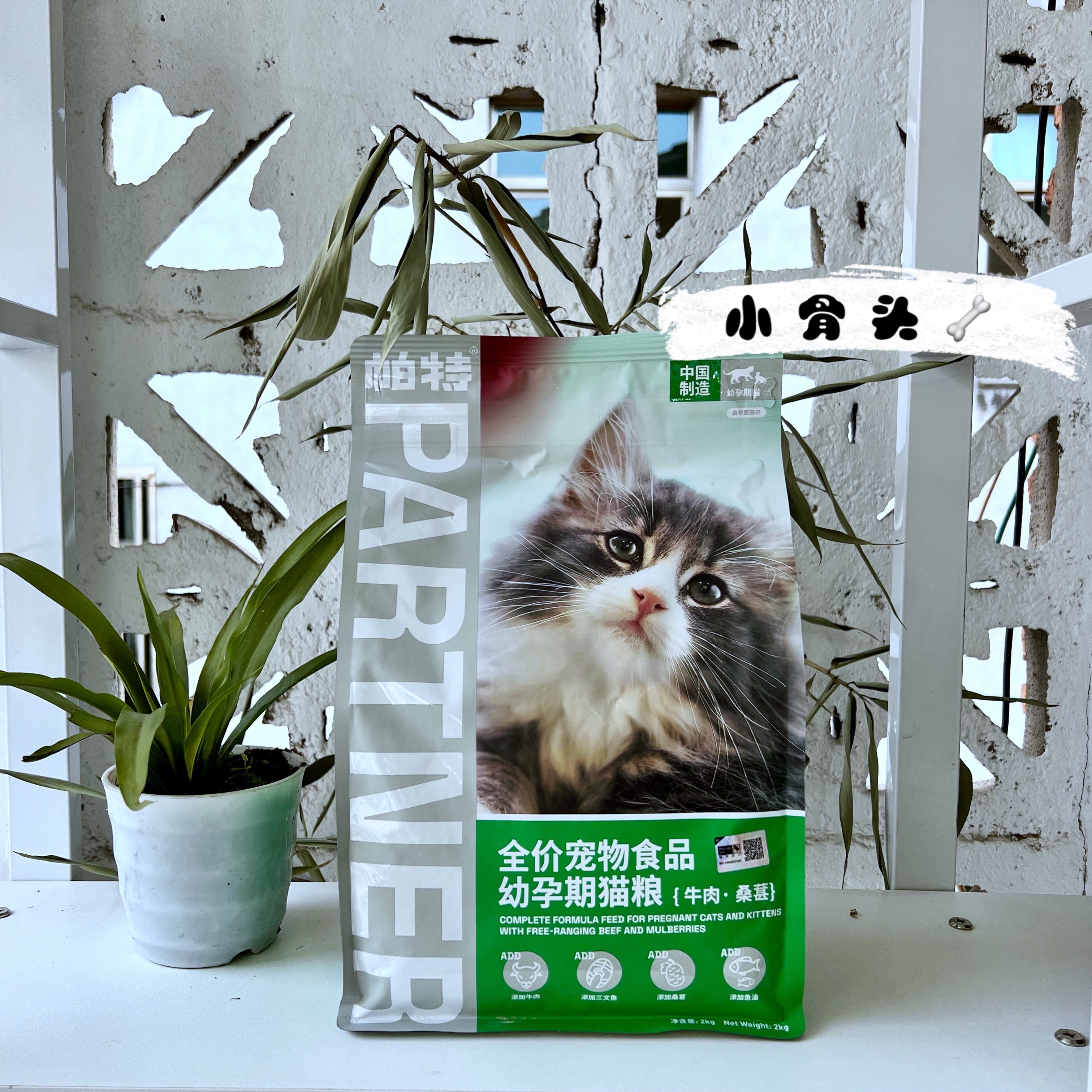 帕特诺尔幼猫粮高蛋白黑鼻头