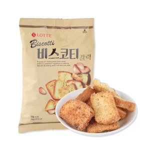 蒜香味烤面包片 70g 乐天 盒马代购 韩国进口