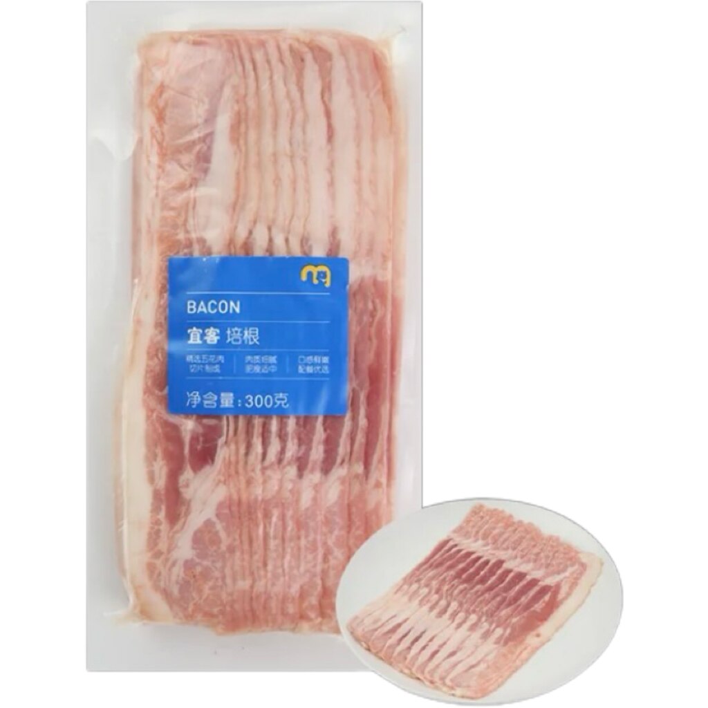 麦德龙宜客 培根300g/1kg/2kg顺丰包邮