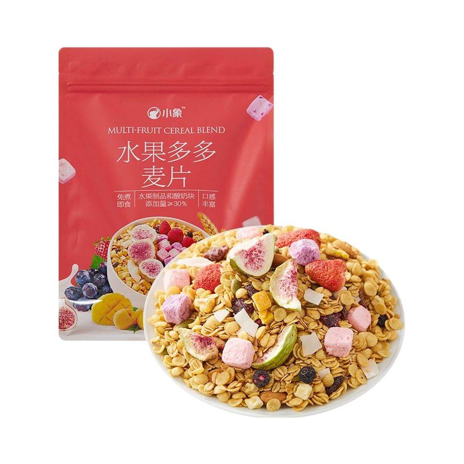 小象超市长沙代购小象水果多多即食燕麦片600g