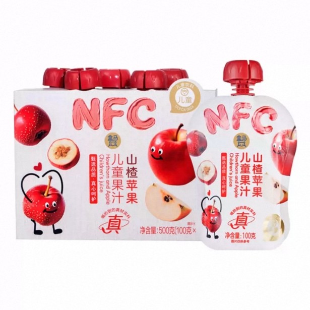 盒马 NFC 山楂苹果 香蕉牛油果 香柚雪梨儿童果汁100g*5