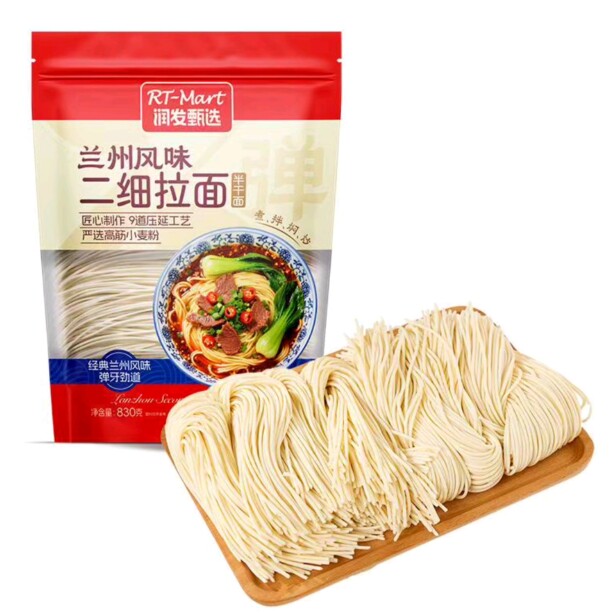 大润发长沙代购RT-Mart兰州风味二细拉面830g