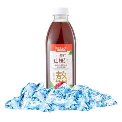 大润发长沙代购RT-Mart山里红山楂汁1L
