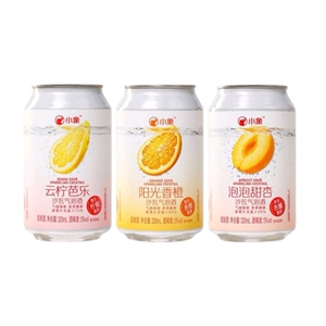 小象超市代购小象阳光香橙 云柠芭乐 泡泡甜杏沙瓦气泡酒320ml