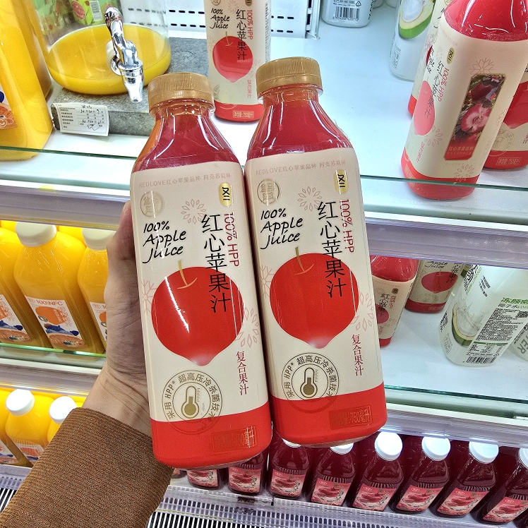 盒马代购 HPP 红心苹果汁石榴云雾绿茶