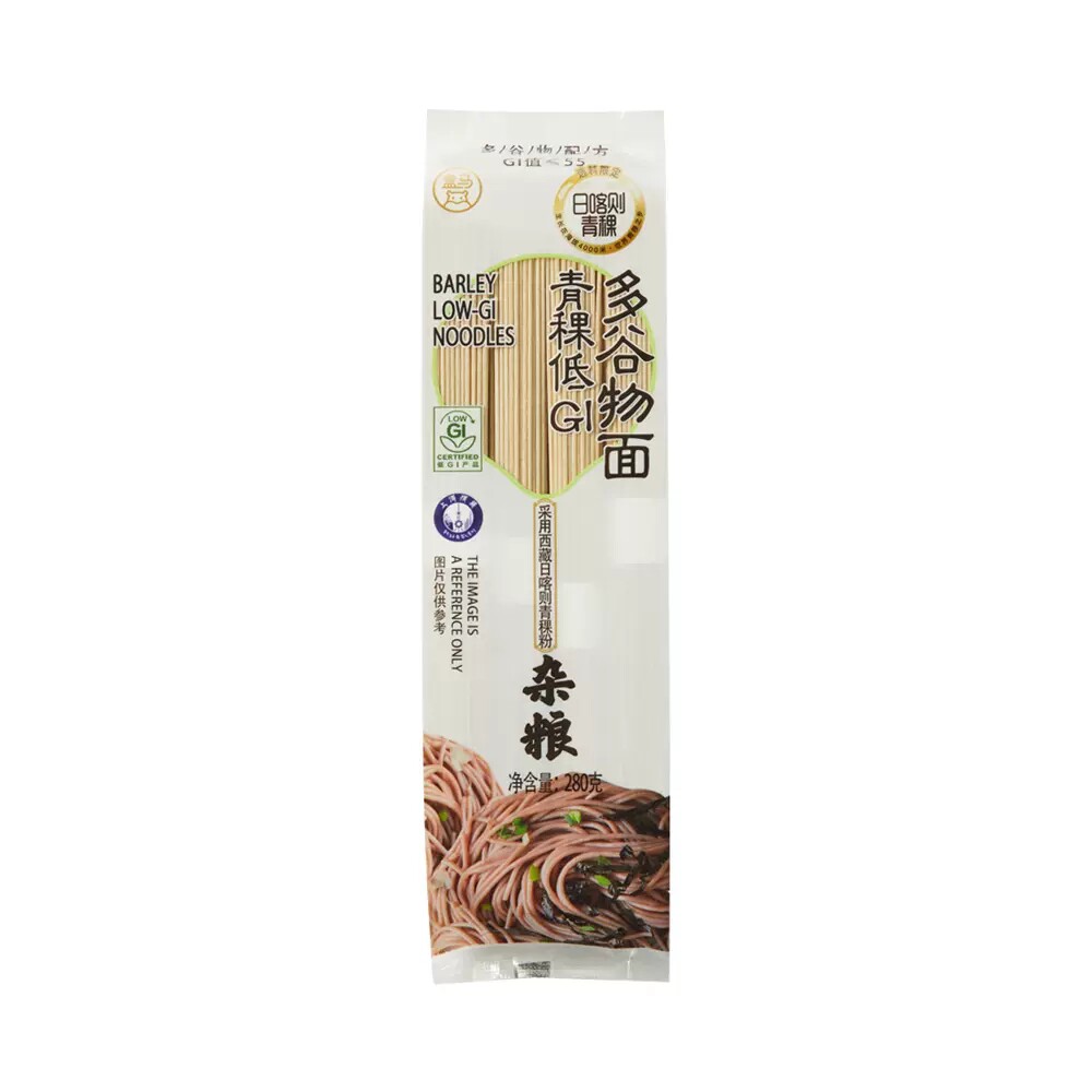 盒马青稞低GI多谷物面280g含西藏日喀则青稞包邮