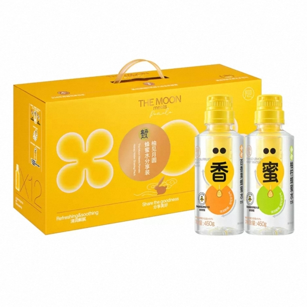 盒马 柚见月圆蜂蜜水分享装450g*12
