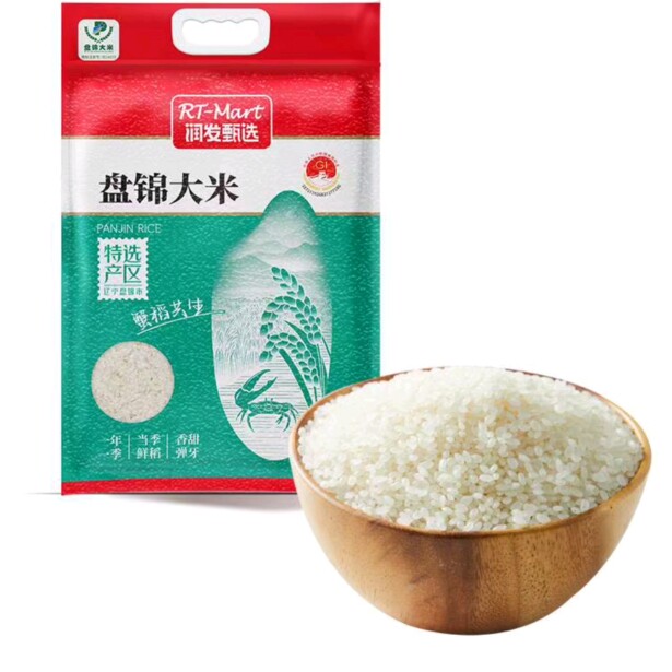 大润发长沙代购RT-Mart五常大米稻花香 有机大米长粒米 盘锦大米