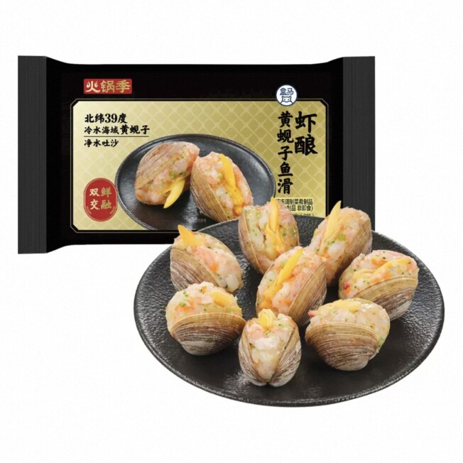 盒马代购虾酿黄蚬子鱼滑160g图片