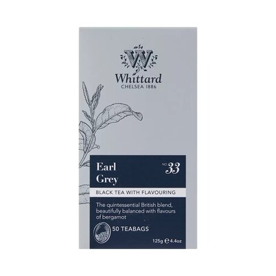 盒马代购 WHITTARD 袋泡调味伯爵红茶 125g英国进口