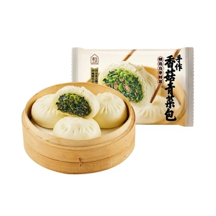 盒马工坊  手作香菇青菜包390g(6个）