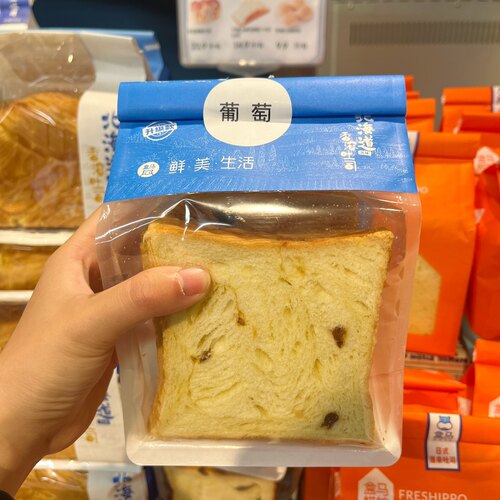 盒马北海道葡萄吐司6片装