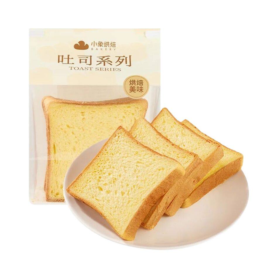 小象超市长沙代购小象烘焙厚切黄油吐司200g牛奶吐司面包200g