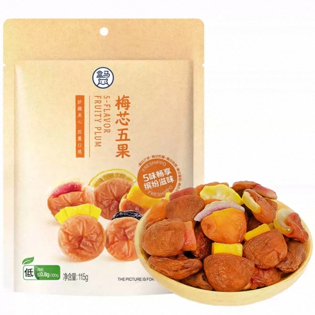 盒马 梅芯五果115g