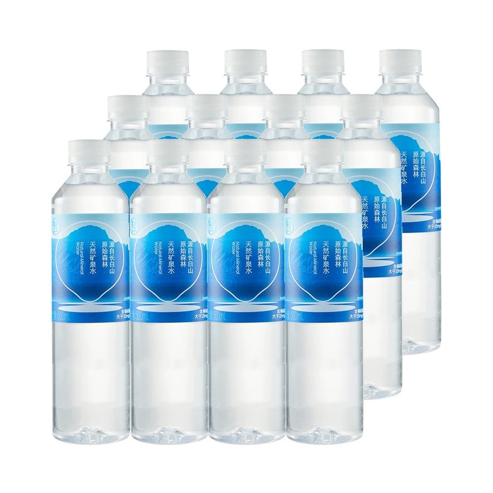 盒马天然矿泉水500ml*12支包邮源自长白山原始森林