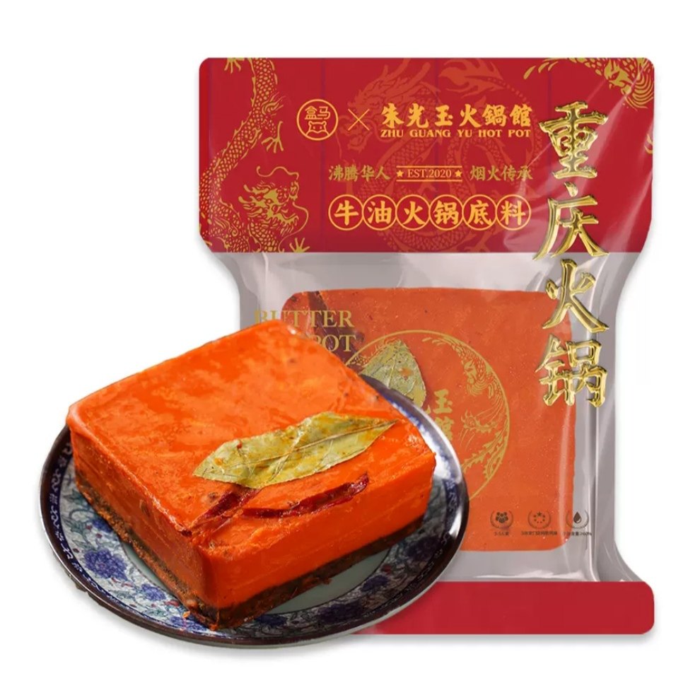 盒马 x朱光玉火锅馆 牛油火锅底料500g