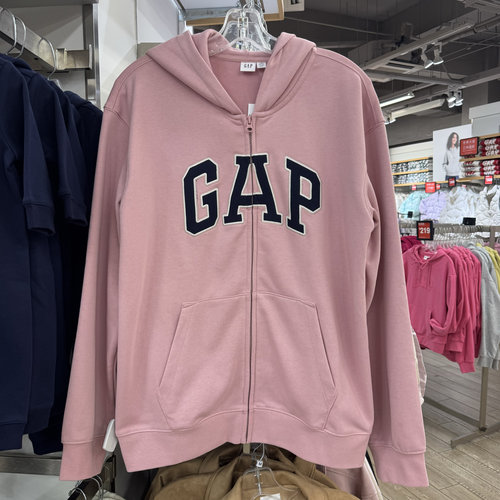 GAP男女情侣连帽拉链卫衣