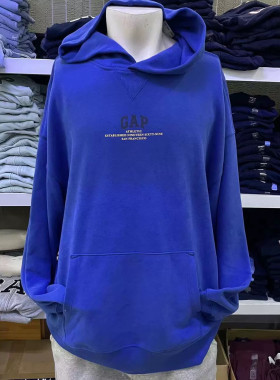 GAP男士情侣套头套头卫衣
