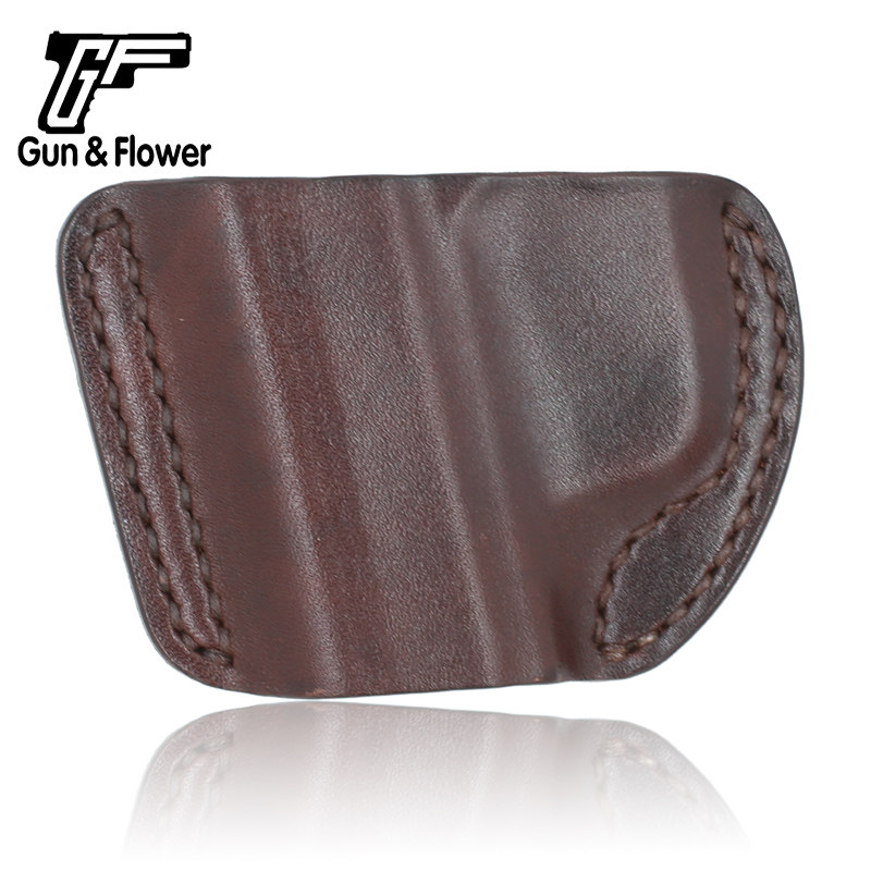 枪花影视道具轻便1型真皮枪套64枪套、皮套