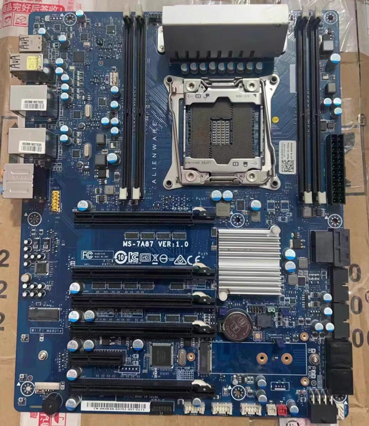 戴尔Dell外星人 X299主板 MS-7A87 N4R4N 大三角R5