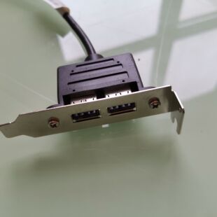 扩展线 00xl287 延长线 11针2口USB 联想机箱主板后置PCI