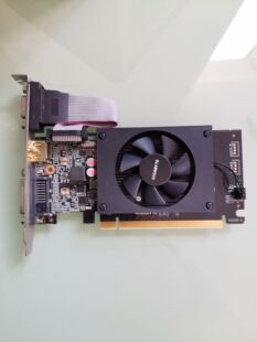 技嘉gigabyte GT710 1G GDDR5办公显卡HDMI VGA DVI