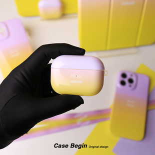 新款梦想适用AirPods1/2代耳机套Pro苹果无线蓝牙软保护套3全包