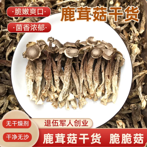 鹿茸菇干货脆蘑菇煲汤路松茸菌