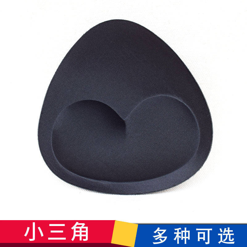 上薄下厚款三角罩杯海绵垫 泳衣胸垫 裹胸吊带胸垫胸贴 内衣插片