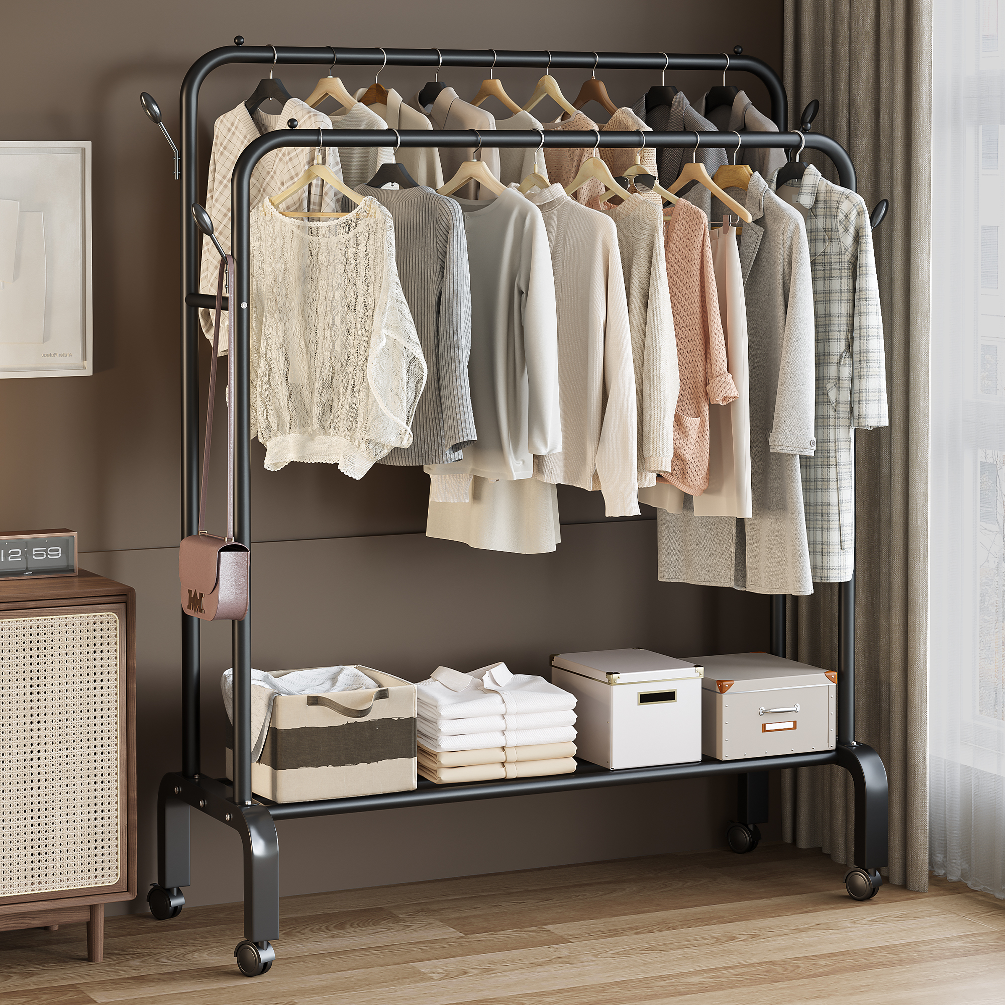 卧室挂衣收纳神器全网热销爆款