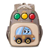 卡通汽车幼儿园书包男女童双肩包轻便减负3D立体儿童可爱宝宝背包