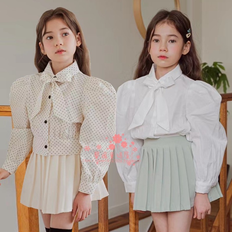 女童T恤韩国童装BerryBerry2022春季大童小香风系带领蝴蝶结衬衫,童装/婴儿装/亲子装,衬衫,淘宝优惠券,粉丝福利购,淘宝优惠卷