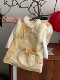 Little full女童旗袍25秋冬小童女孩新中式 国风拜年服提花背心裙