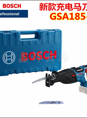 博世充电式马刀锯GSA18V-LI C往复锯电缆金属木材切割机GSA185-LI