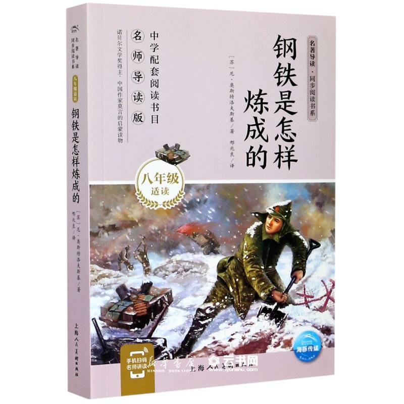 钢铁是怎样炼成的(初二八8年级适读)/名著导读同步阅读书系上海人民美术出版社外国儿童文学暑假阅读书目 书籍/杂志/报纸 小学教辅 原图主图