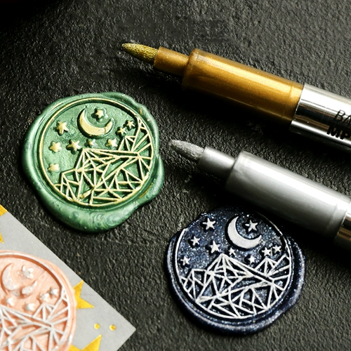 Цветные карандаши, печать, ретро металлическая кисть ручной работы, «сделай сам», граффити, планировщик