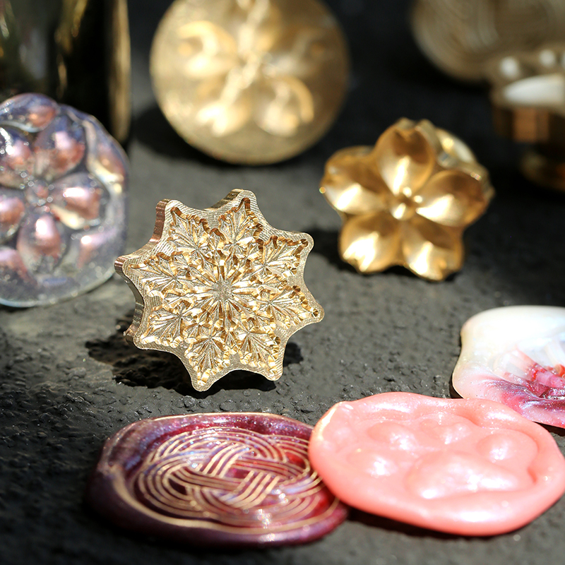 异形蝴蝶火漆印章章头