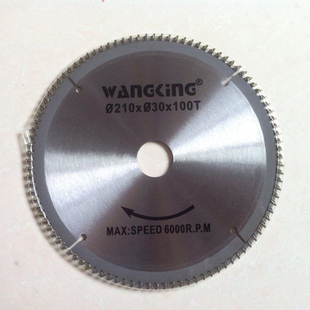 100 锋利型8寸木工用铝用锯片 30mm 齿 合金锯片直径210mm