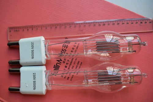 5000W影视摄影单端卤钨聚光灯泡G38灯脚阿莱型灯暖色灯泡