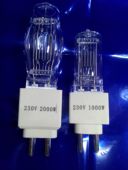 2kw石英泡 演出舞台面光灯影视回光灯灯泡单端插脚 2000w回光灯泡