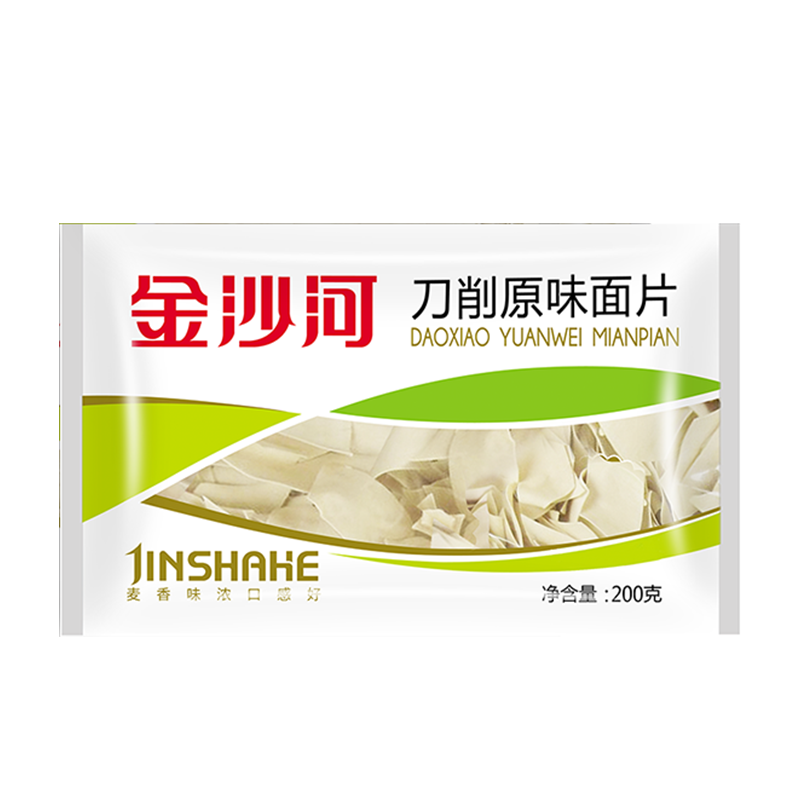 200g金沙河刀削原味面片