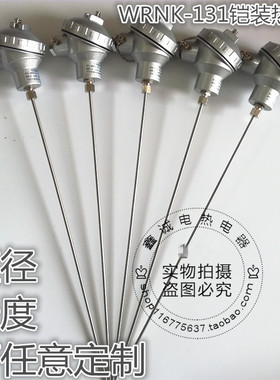 WRN-131铠装热电偶 热电偶K型 快速热电阻温度传感器装配式热电偶