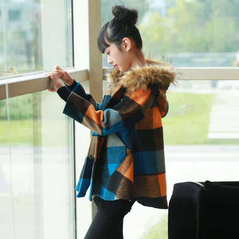 Manteau pour fille HIROIBEAR en laine - Ref 2161798 Image 4