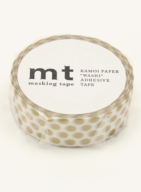 38包u王见货木蝉司MT金银系列日本和纸胶带金银款手账素材