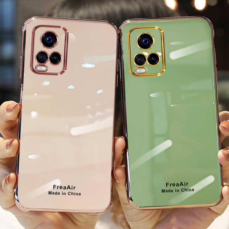 适用vivos7手机壳奶奶灰高档vivo s7保护套个性超薄s7硅胶软边全包