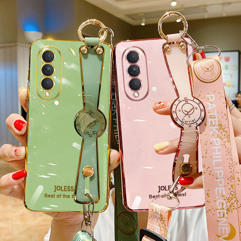 华为nzones7pro硅胶奢华腕带支架