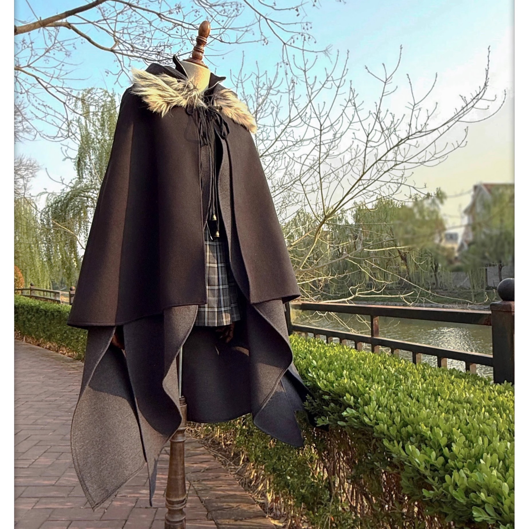 日常可穿cos格蕾fate斗篷洋装JK
