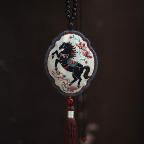 花寄马香囊刺绣diy手工材料包